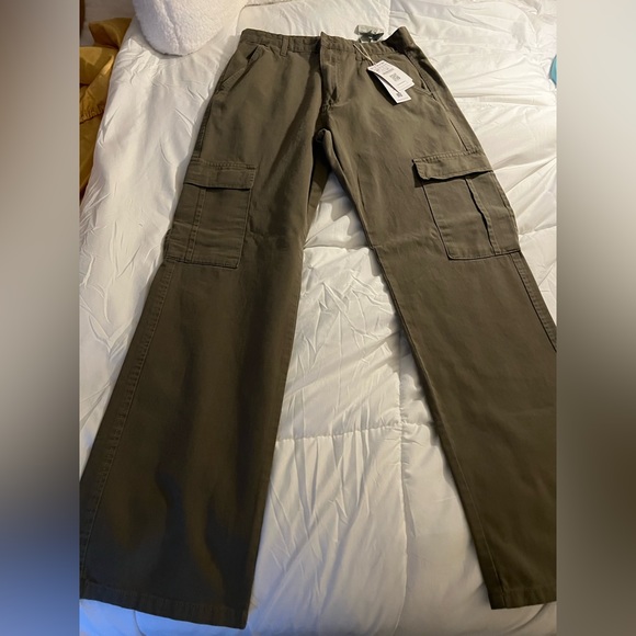 stradivarius Pants & Jumpsuits Stradivarius Straight Leg Cargo